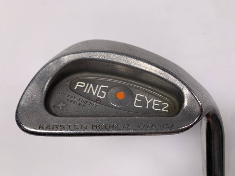 Ping Eye 2 + Sand Wedge SW Orange Dot 2* Flat Karsten K Shaft Wedge Mens RH