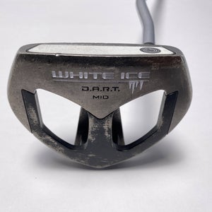Odyssey White Ice D.A.R.T Mid Putter 37.5" Mens RH - NEW LONG GRIP