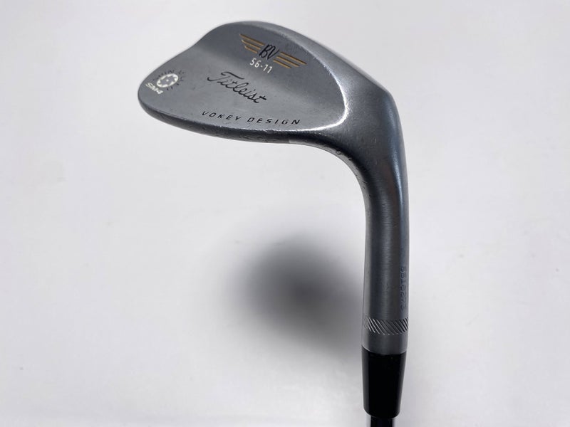 Titleist Vokey Spin Milled SM4 Chrome Sand Wedge SW 56* 11 Wedge Steel Mens RH