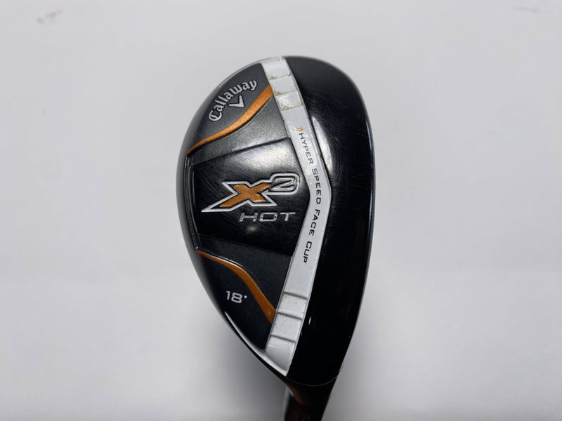 Callaway X2 Hot Pro 2 Hybrid 18* Aldila Tour ATX 3.3 75g Stiff Graphite Mens RH
