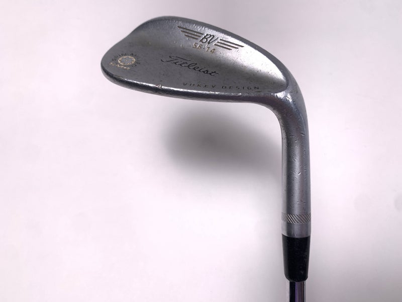 Titleist Vokey Spin Milled SM4 Chrome Sand Wedge SW 56* 14 Wedge Steel Mens RH