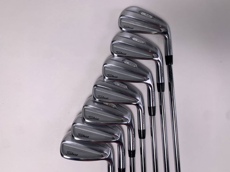 Titleist T100 2021 Iron Set 4-PW True Temper AMT S300 Black Stiff RH +1''