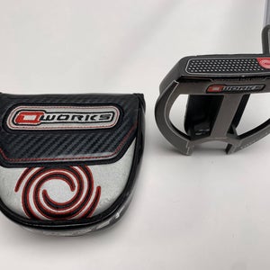 Odyssey O-Works Black 2-Ball Fang Putter 34.5" Mens RH HC