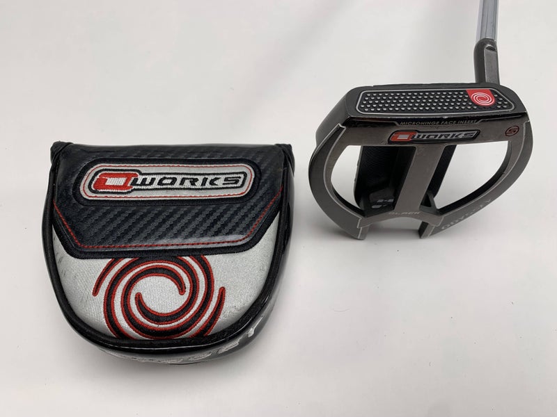 Odyssey O-Works Black 2-Ball Fang Putter 34.5" Mens RH HC