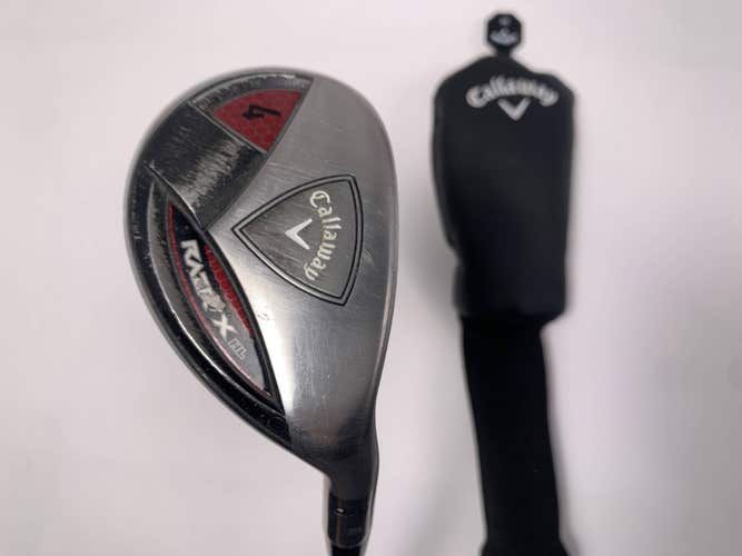Callaway Razr X HL 4 Hybrid 24* 65g Regular Graphite Mens RH HC Oversize Grip