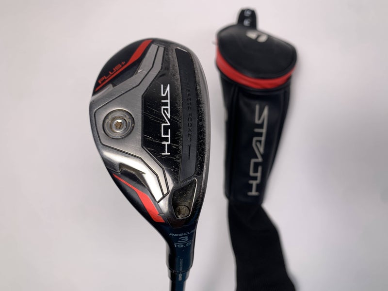 TaylorMade Stealth Plus Rescue 3 Hybrid 19.5* HZRDUS Red Smoke 6.0 Stiff RH HC