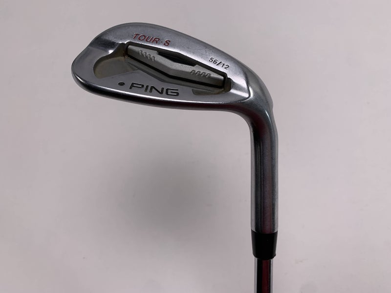 Ping Tour-S Chrome Sand Wedge SW 56* 12 Bounce Black Dot AWT Wedge Steel Mens RH