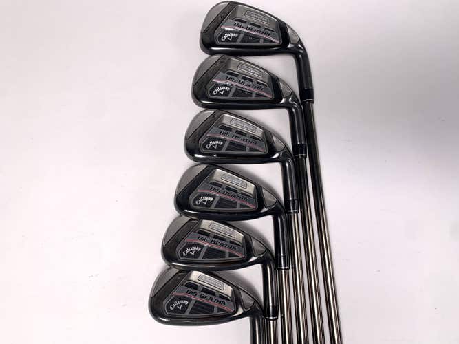 Callaway Big Bertha OS Iron Set 5-PW UST Mamiya Recoil ES 460 F4 Stiff RH