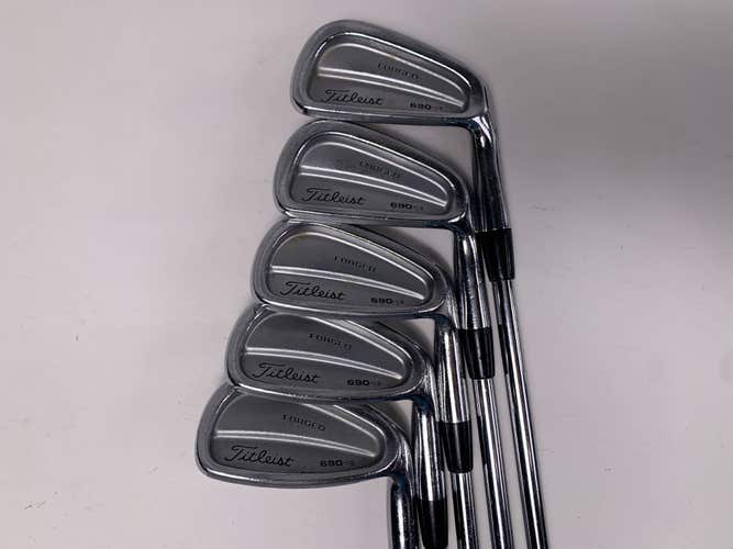Titleist 690 CB Forged Iron Set 5-PW NS Pro 970 Stiff Steel Mens RH No 7 iron