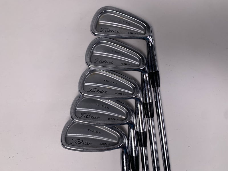 Titleist 690 CB Forged Iron Set 5-PW NS Pro 970 Stiff Steel Mens RH No 7 iron