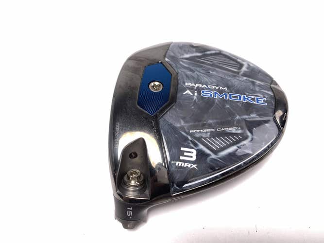 Callaway Paradym Ai Smoke Max 3 Fairway Wood 15* HEAD ONLY Mens LH