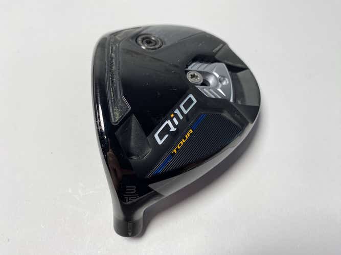 TaylorMade Qi10 Tour 3 Fairway Wood 15* HEAD ONLY Mens LH-Missing Adapter Screw