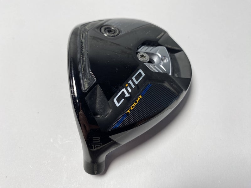 TaylorMade Qi10 Tour 3 Fairway Wood 15* HEAD ONLY Mens LH-Missing Adapter Screw