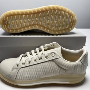 Adidas Go-To Spikeless 1 Waterproof Golf Shoes White Men's SZ 8.5 (GV6903)