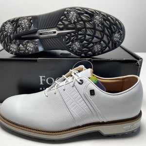 Footjoy Dryjoys Premiere Series Waterproof  Golf Shoes White Men's SZ 9 (53908)