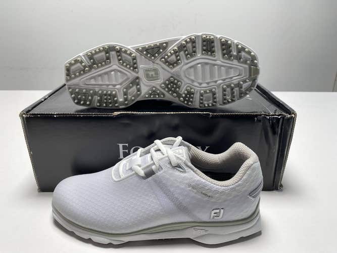 FootJoy Pro SL Sport Waterproof Golf Shoes White Women's SZ 6 (98144)