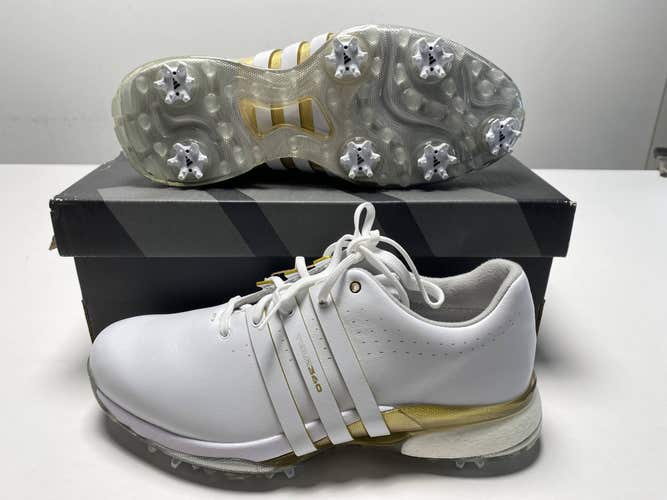 Adidas Tour360 Waterproof Golf Shoes White Men's SZ 9 (IE3367)