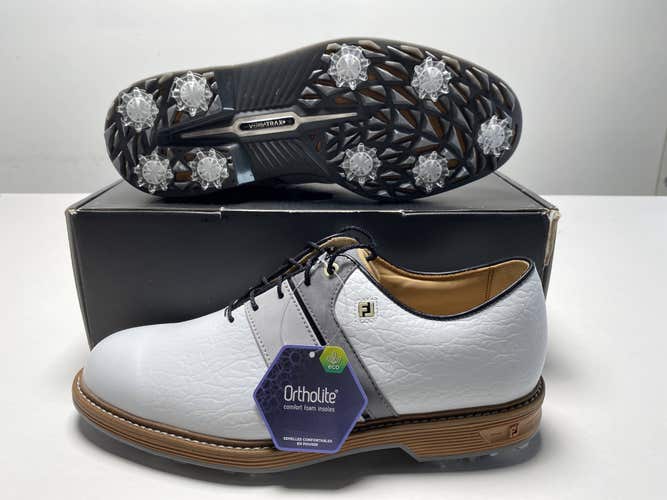 Footjoy Premiere Series Waterproof Golf Shoes White Men's SZ 9 (54533)