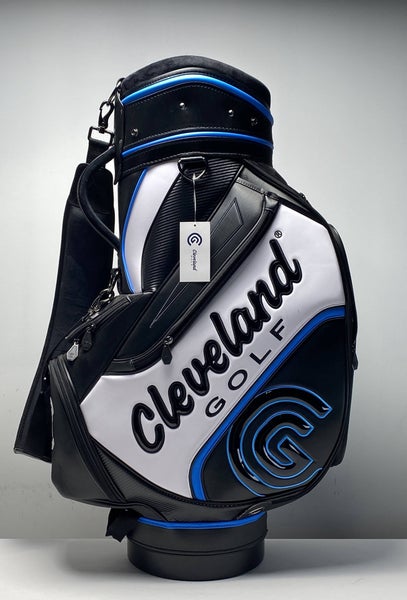 Cleveland Staff Staff Bag Black 6-Way Divide Single Strap Golf Bag NEW