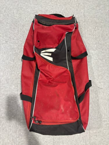 Red Easton Wheeled Catcher's Bag (Used)