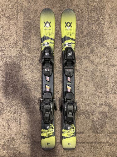 Volkl Deacon 80cm Skis + Marker 4.5 Bindings