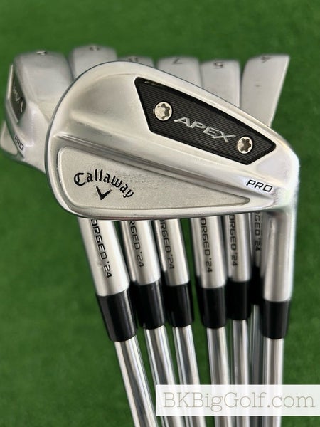 Callaway Apex Pro 24 Forged Iron Set 4-P / Project X LZ 6.5 Extra Stiff