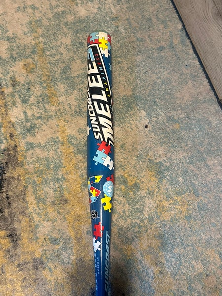 Suncoast Melee3 Autism Awareness SSUSA Senior Slowpitch Softball Bat 27oz