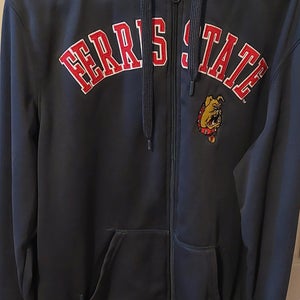 Mens Medium Ferris State Full Zip Sweatshirt