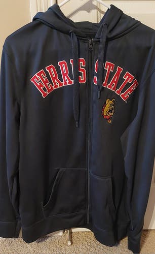 Mens Medium Ferris State Full Zip Sweatshirt