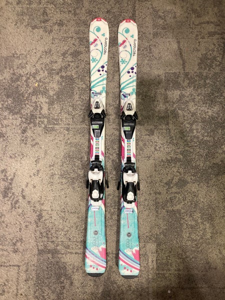 TecnoPro Sweety 120cm Skis With +TC45 Bindings
