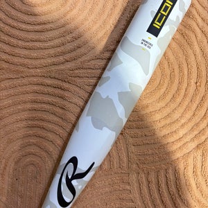 2025 Rawlings Icon Composite Bat USSSA Certified (-8) Composite 23 oz 31" (Used)