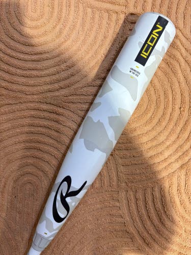 2025 Rawlings Icon Composite Bat USSSA Certified (-8) Composite 23 oz 31" (Used)