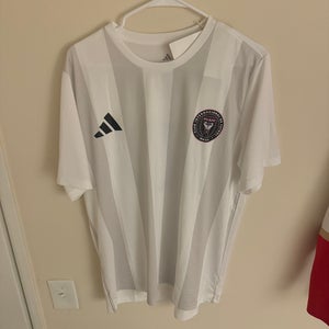 White Large Men's Adidas Jersey (New)