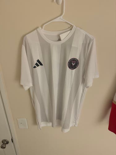 White Large Men's Adidas Jersey (New)