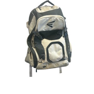 Used Easton WHT/GRY BACKPACK BB/SB Player Backpack White LG 11862-S000091032
