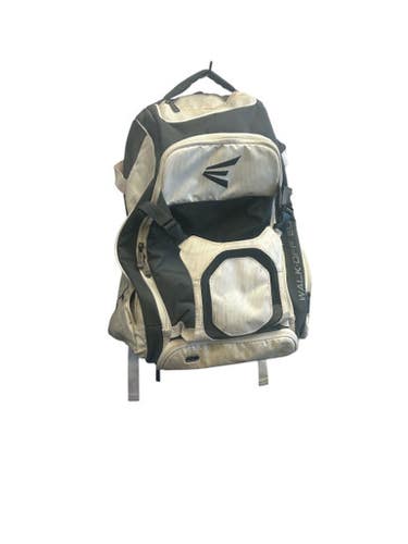 Used Easton WHT/GRY BACKPACK BB/SB Player Backpack White LG 11862-S000091032
