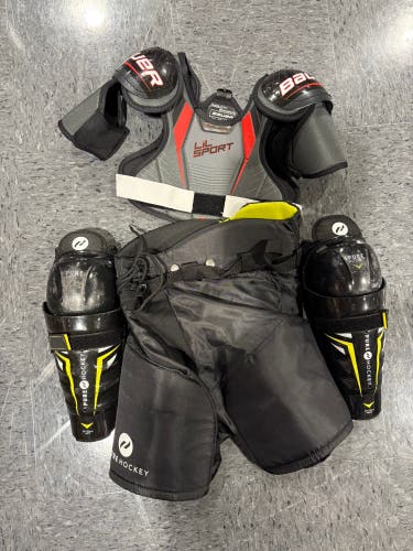 Youth Pure Hockey+Bauer Starter Kit | Items and Sizes in Description (Used)