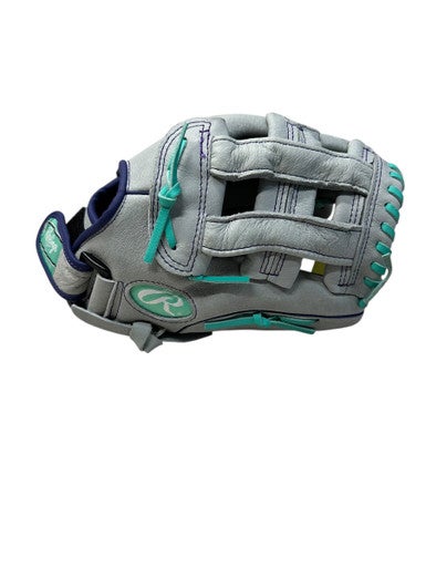 Used Rawlings WFP12GM BB/SB Glove RH Throw Grey 12" 11835-S000200481