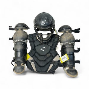 Used Easton EASTON GAME TIME CHEST YTH Catchers Chest Protector Black Youth 11835-S000200485