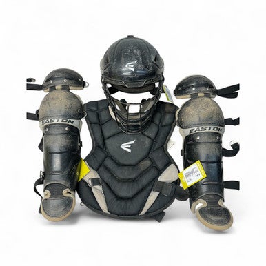 Used Easton EASTON GAME TIME CHEST YTH Catchers Chest Protector Black Youth 11835-S000200485