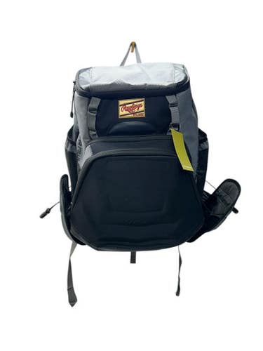 Used Rawlings R1000 GG BACKPACK BB/SB Player Backpack Black And Grey 11835-S000199795