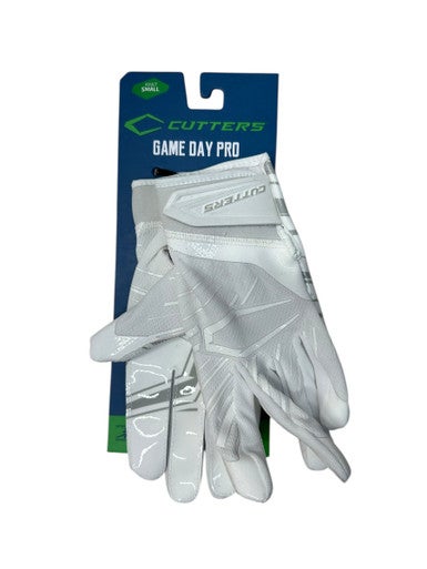 Used Cutters GAME DAY PRO FB Gloves White SM 11835-S000200196