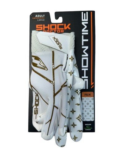 Used Shock DR SHOWTIME FB Gloves White LG 11835-S000200198