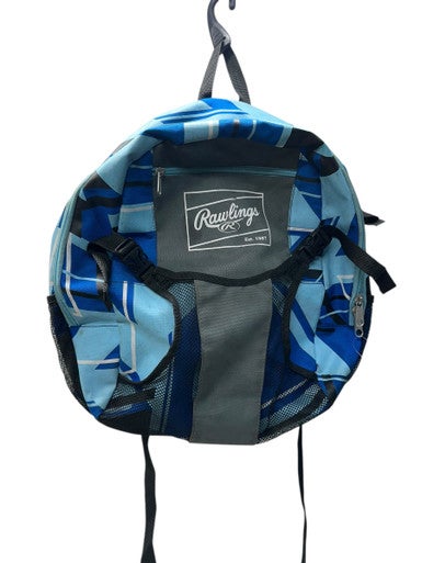 Used Rawlings PLAYER BACKPACK BB/SB Player Backpack Carolina Blue And Navy Blue 11835-S000200290