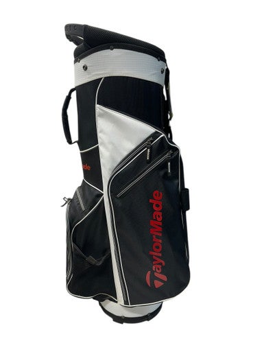 Used Taylormade 14 CART BAG Mens Cart Bag White/Black/Red 11835-S000200387