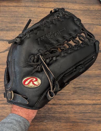 Rawlings Gold Glove Authentic Gold Labels Trapeze Baseball Glove GG601 12.75 Gorgeous!