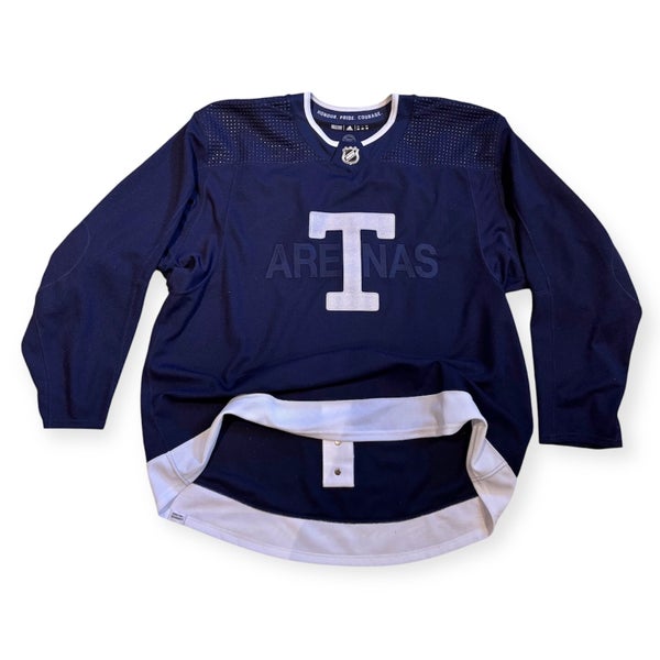 Adidas Team Issued Toronto Maple Leafs Arenas Alternate Authentic Pro NHL Hockey Game Jersey 60