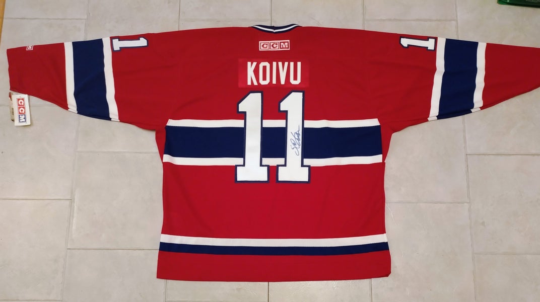CCM - Saku Koivu Autographed Montreal Canadiens Jersey - New with tags