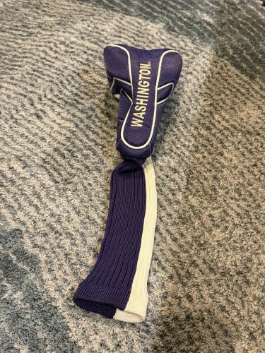 Washington Huskies 1 Wood Headcover Preowned Condition GOOD