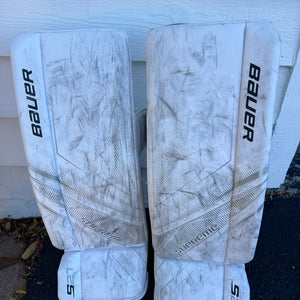 28" Bauer S27 Goalie Leg Pads (Used)